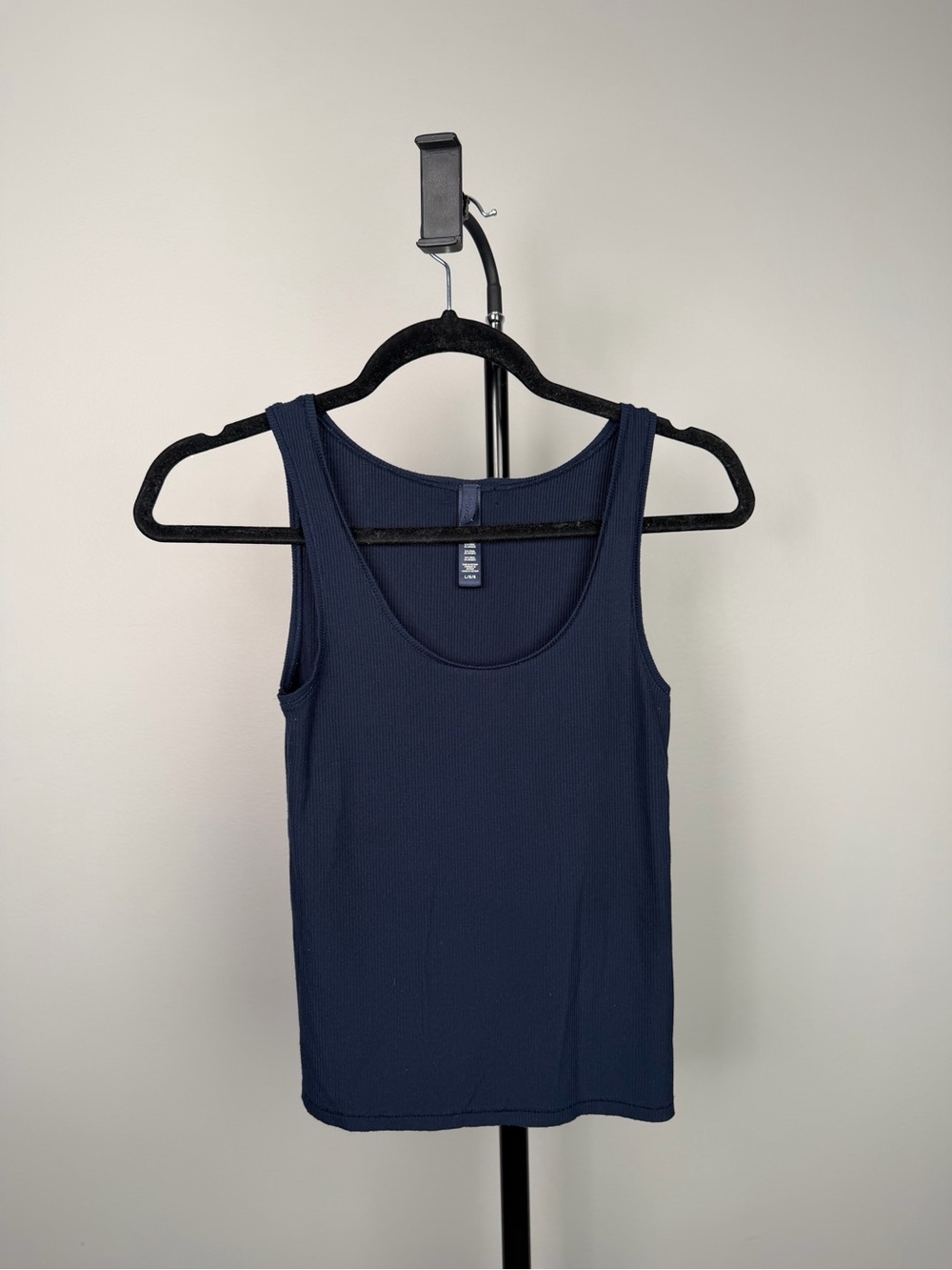 Skims soft lounge tank top Navy